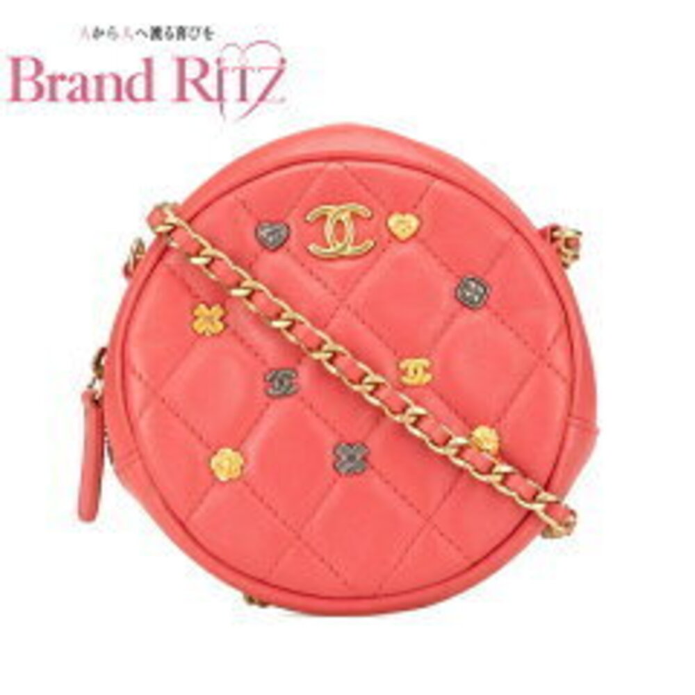 Chanel Matelasse Heart Mark Shoulder Crossbody Coco Camellia Bag Lambskin - Picture 2 of 6